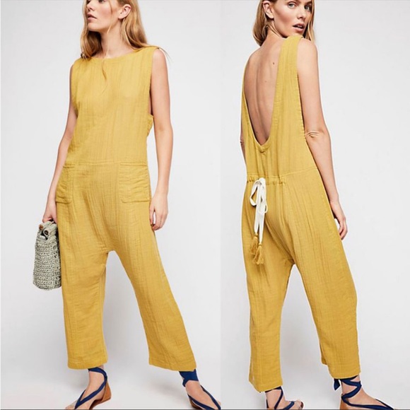 Free People Pants & Jumpsuits Free People Take It Easy Tie Back